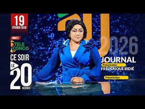 🔴 Live News Report from February 19, 2026 with Frédérique Bidié #brazzaville #congo #news