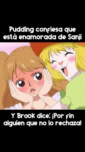 PUDDING CONFIESA que le GUSTA SANJI en ONE PIECE #anime #manga #onepiece | Teru Latinoamérica