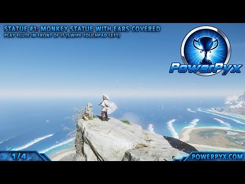 Ghost of Tsushima Iki Island - Monkey See Trophy Guide (Embody the Spirit of the Monkey on Saruiwa)