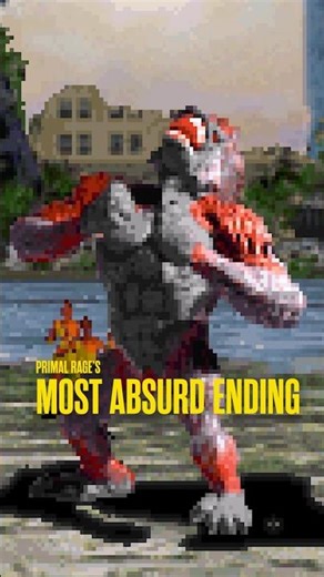 Primal Rage’s MOST ABSURD ending 😂🦖 #primalrage #arcade #talon