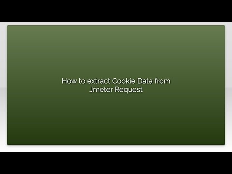 How to extract Cookie Data from Jmeter Request