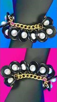 Make a Chanel Inspired Button Bracelet with me!