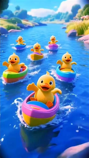 The Cutest Ducklings' Big Water Adventure! 🐥⛵ Fun Cartoon and Songs for Kids #carrotadventure