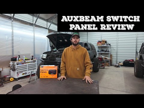 Auxbeam switch panel install and review!