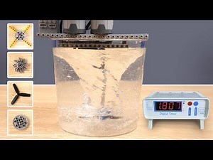 Making the FASTEST Water Vortex with LEGO Motors!