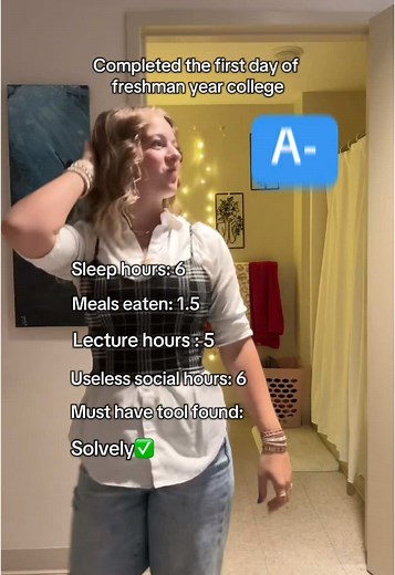 Without solvely this would just be a c 🥲 #adulting #collegelife #relatable #firstdayofschool #solvelyai
