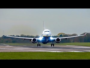 LOW OVERHEAD Takeoff! | Ryanair B737-800 Departs Norwich Airport