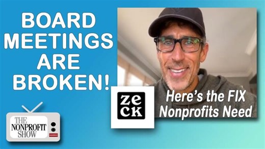 Board Meetings Are Broken—Here’s the Fix Nonprofits Need | Zeck