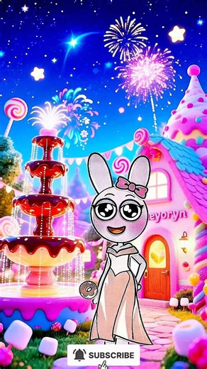 Sprunki Sweet Candy World 🍭✨ Cute Dress Up Doll & Magical Night ASMR 🎆💖