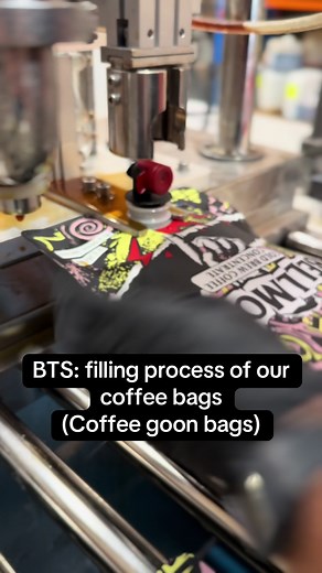 Our filling process of go go juice. I could sit here for hours and watch the process. #processvideo #coffee #machinery #coffeetok