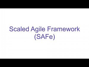 Scaled Agile Framework SAFe - einfach & schnell erklärt (deutsch)