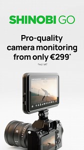 High-brightness, ultra-lightweight, and packed with pro tools - Shinobi GO is your camera’s new best friend. At just €299 Incl. VAT, this 5” HDR monitor delivers stunning daylight visibility and essential monitoring tools for photographers and videographers. See Every Detail, Anywhere: We’ve redesigned and refined the Shinobi 5” monitor, making it ultra-light at just 210g. With a 1500-nit HDR/SDR display, anti-reflective coating, and anti-fingerprint technology, you’ll get crystal-clear monitori