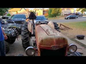 1956 Ferguson TO35 tractor project...we have lights on this Massey Ferguson 35 Tractor