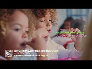 Nossas crianças merecem comer bem sempre