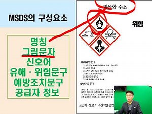 안전교육강의영상 물질안전보건자료MSDS