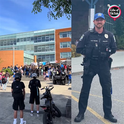 BREAKING: Hundreds of students at Bothell High School protested after the @Northshore_SD school board voted to cut a beloved School Resource Officer.The board claimed some students felt "discomfort" with the officer and want to move toward a more "equitable" program.The student body launched a massive petition and walkout in support of the officer, who they said made the school feel safe.