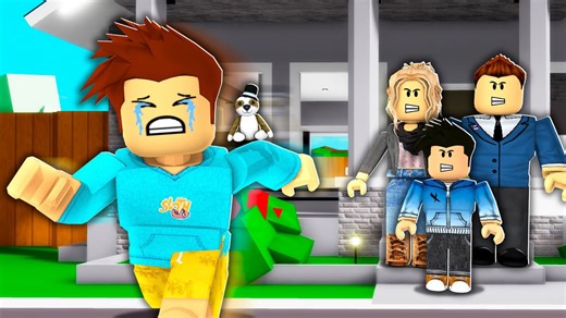 Running away from my family in Roblox Brookhaven