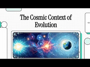 The Story of Cosmic Evolution: From the Big Bang to Life on Earth