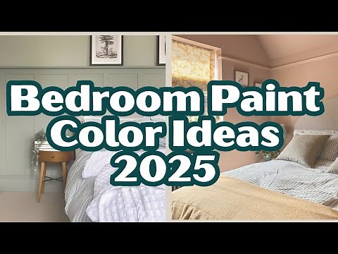 Bedroom Paint Color Ideas 2025 for a Calm and Soothing Atmospher