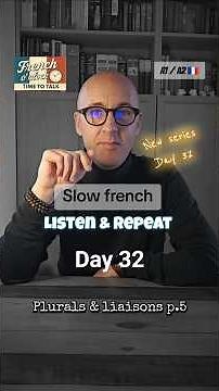 Slow french podcast practice for beginners to learn how to speak french faster from A2 to B1 level.