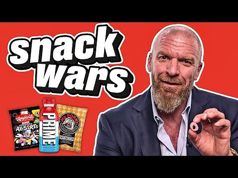 Triple H Tries Logan Paul's Prime For The First Time | Snack Wars