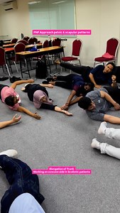 Proprioceptive Neuromuscular Facilitation (PNF APPROACH ) Pelvic Anterior Depression & Scapular Anterior Elevation patterns to elongate Trunk muscles ! It’s one of the best way to work on Functional scoliosis! Different combinations can be done here though of pelvic and scapular patterns ! #physiotherapy #physiotherapist #osteorehab #pnf #pnftherapy | OsteoRehab