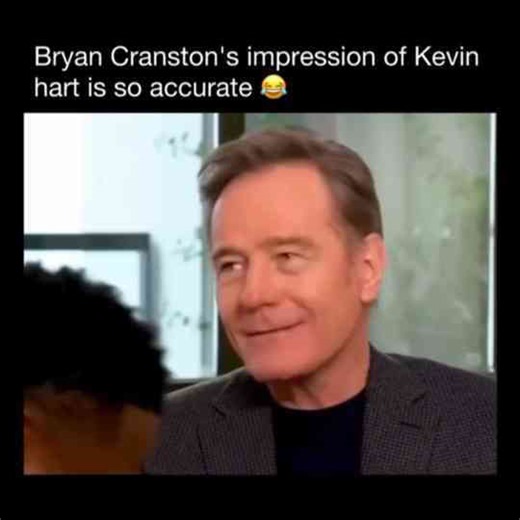 Bryan Cranstons Impression Of Kevin Hart Is Hilarious