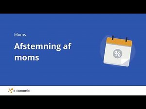 Afstemning af moms