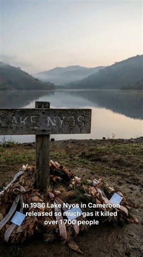 This Lake Can Explode Without Warning 🌊💥#didyouknow