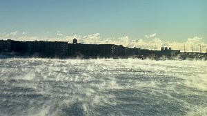 4.1K views · 567 reactions | The Boston Harbor in subzero cold. | Patricia Cornwell | Facebook