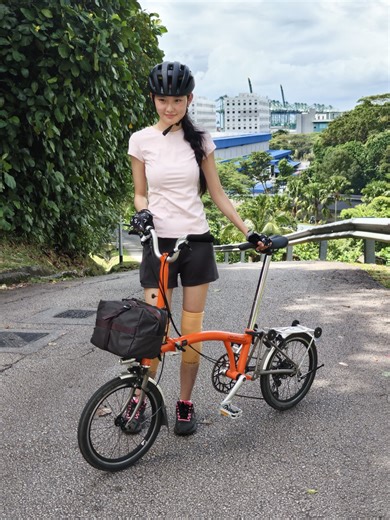 Rolling out with confidence. Our latest Brompton safety video features a special guest from Bhutan, sharing practical touring insights against a backdrop of calm mountain spirit. From group riding etiquette to essential checks, it’s all about riding smart, riding prepared, and riding together. | Brompton Experiences