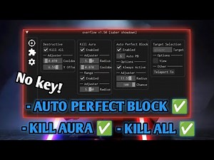 Roblox Saber showdown script | Auto Perfect Block | Kill aura | No key