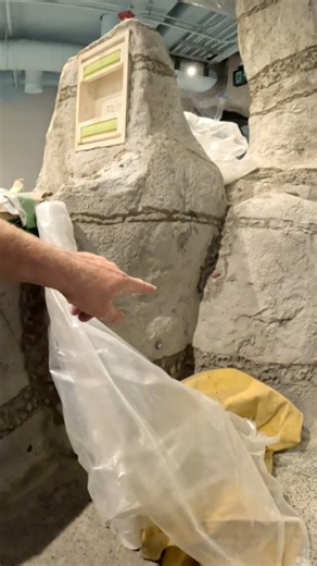 A peek at our custom-built dinosaur dig pit at the London Children's Museum! 🦖 For this build, we crafted a unique rock style inspired by the Canadian Badlands, something we'd never done before! But what makes this build truly special is what's hidden inside the rock. We embedded tiny souvenirs from the museum's past, each one telling a story, a memory, or a moment in time. Stay tuned this season on our YouTube channel, we will be sharing our entire build journey for the London Children's Museu