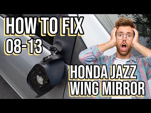 Step by Step Guide on how to replace a wing mirror Honda Jazz 2008-2013