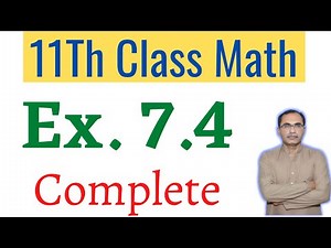 First Year Mathematics Exercise 7.4 || 11Th Class Math Chapter 7 || How To Find Combinations