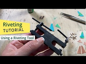 Riveting Tutorial using a Riveting Tool Copper Earring Project