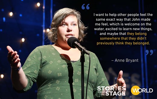 28K views · 830 reactions | After a casual trip to the Caribbean, Anne Bryant sails into a life of adventure. . #sailing #mentoring #payitforward YouTube OkCupid WoodenBoat GBH Stellar Story Company Michael Rossi Wes Hazard Theresa Okokon | Stories from the Stage | Facebook