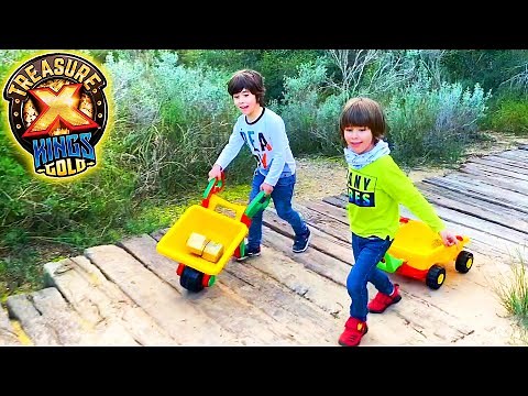 Dani y Evan en la SENDA de LOS TREASURE X Kings Gold caza tesoros