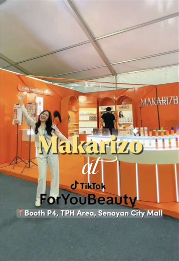 Booth Makarizo di TikTok ForYouBeauty Senayan City