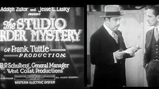The Studio Murder Mystery (1929) Neil Hamilton, Doris Hill, Warner Oland