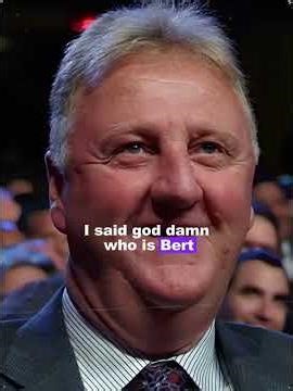 An interesting story about Larry Burd about being a bird#nba #basketball