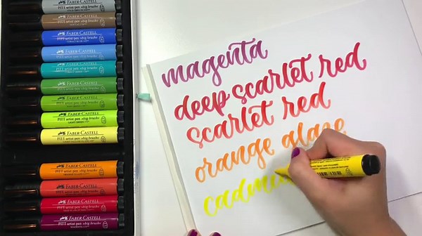 Faber-Castell Stamper's Big Brush Pen Gift Set - 15 Big Brush Pitt Artist Pens