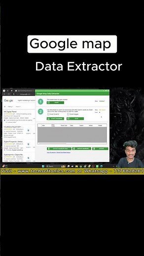Google Map Data Extractor || Best data Scrape Scraping Tool 🚀 #dataextractor #googlemaps #database