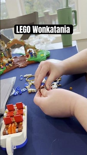 Sometimes I ASMR Legos - the Wonkatania from Willy Wonka #willywonka #lego #legobuild