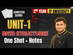 Data Structures Unit 1 | Easy Explanation + Exam Focus | Arrays, Stacks & Queues