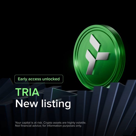 📢 Listing Alert: $TRIA⏳ Uphold Rewards members get 24h Early Access.@useTria is building a self-custodial “crypto neobank” experience with on-chain spend, earn, and trading tools.Open the Uphold app to trade 📲 🛑 Risk Warning: Don’t invest unless you're prepared to lose all the money you invest. This is a high-risk investment and you should not expect to be protected if something goes wrong.
