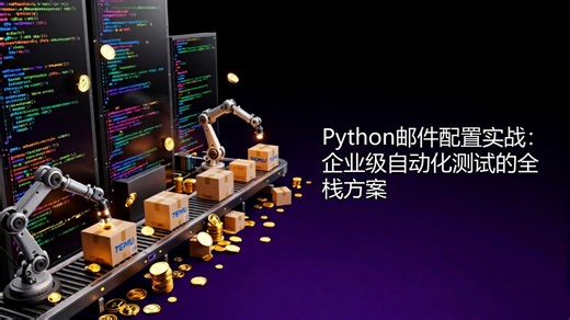 [技术实战式] Python邮件配置实战：配置邮件发送功能