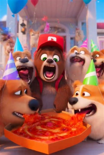 Sloth Accidentally Delivered Pizza to a Dog Party! 🐶
