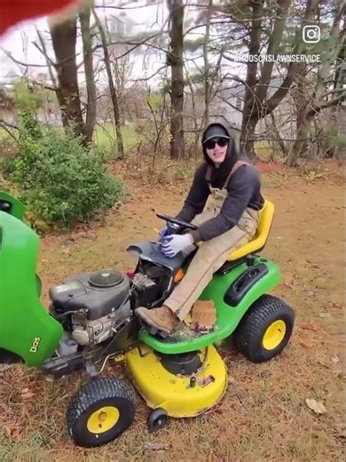 Dose It Start After Tree Damage? #johndeere #mower #treework #chestercounty