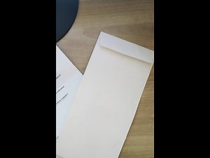 How To Fold A Resume Into An Envelope | A4 Size Of Your CV. #Resume# Envelope